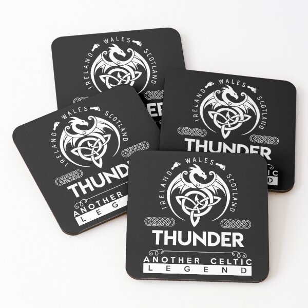 Item preview, Thunder Name  - Thunder Another Celtic Legend Gift Item Tee designed and sold by HollowRoussea.