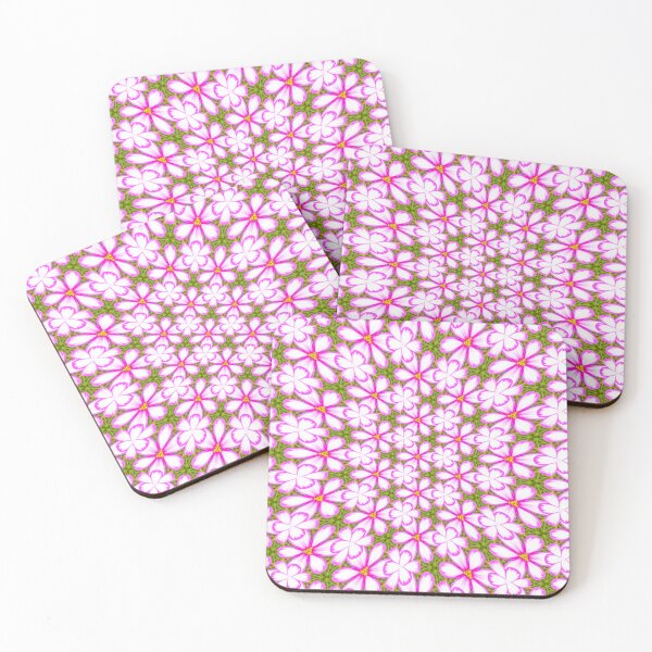 Item preview, Pink and White Cosmos designed and sold by Patternflower.