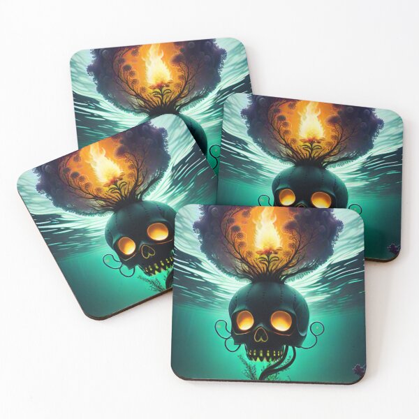Item preview, Blooming skull underwater designed and sold by MadinaFatt.