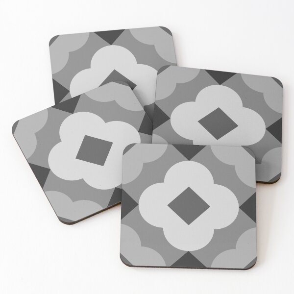 Item preview, Geometric Pattern: Petala: Charcoal designed and sold by Red Wolf.
