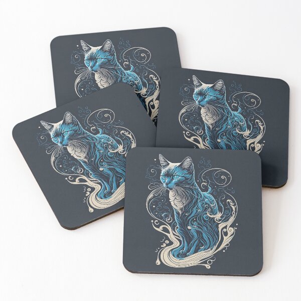 Item preview, Cartoon Cat Spirit Animal Design designed and sold by MobileCanvas.