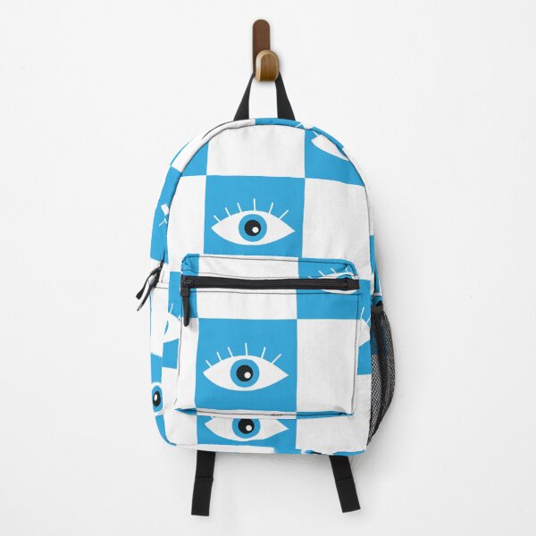 Item preview, Checkered Abstract Blue Eyes Pattern designed and sold by Yasminepatterns .