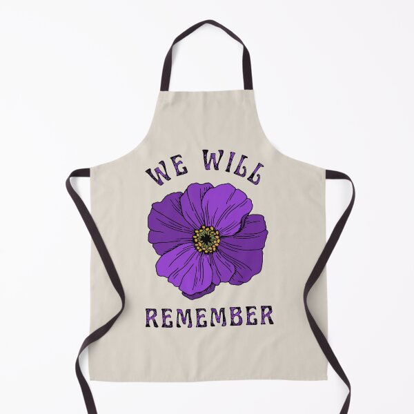 Item preview, We Will Remember Purple Poppy Design For All Animals In War designed and sold by TrulyEpoque.
