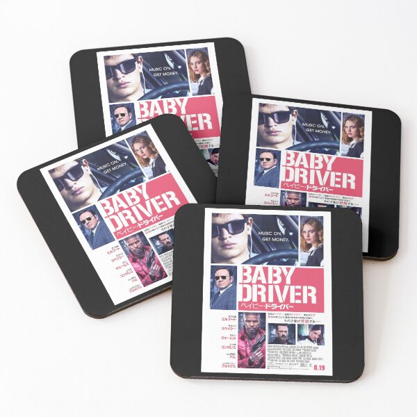 Item preview, Baby Driver Action Poster Japaness Newspaper designed and sold by BnmBespoke.