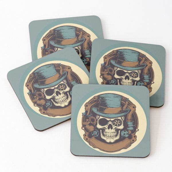 Item preview, "Skeletal Steamwork: Fusion of Bone and Gears"- Essential Steampunk  Skull Design  designed and sold by PatriciaReyes.