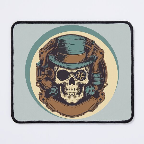 Item preview, "Skeletal Steamwork: Fusion of Bone and Gears"- Essential Steampunk Skull Design designed and sold by PatriciaReyes.