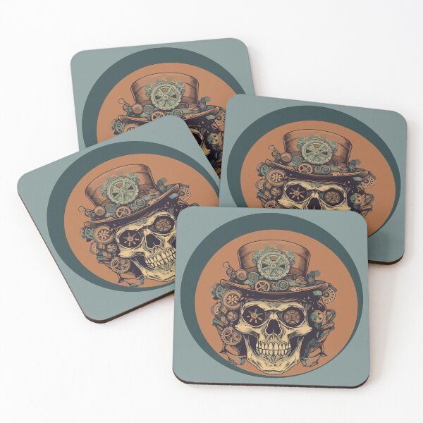 Item preview,  "Skeletal Steamwork: Fusion of Bone and Gears"- Essential Steampunk  Skull Design  designed and sold by PatriciaReyes.