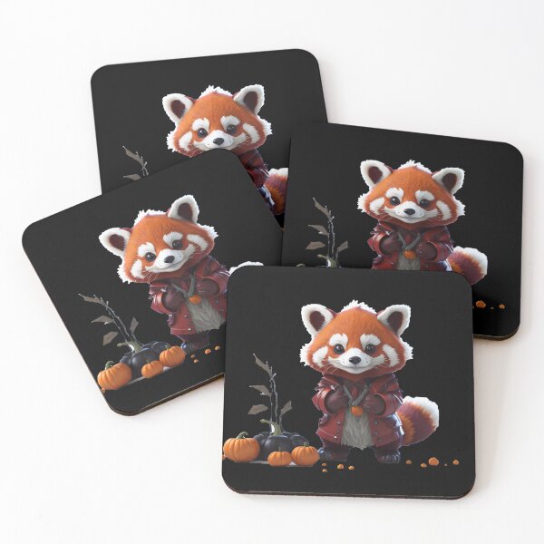 Item preview, Red Panda Halloween designed and sold by TrendyPalette.