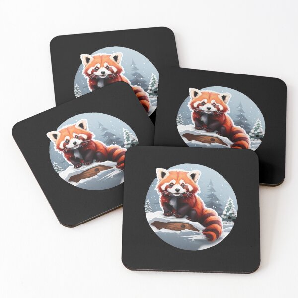 Item preview, Red Panda Christmas designed and sold by TrendyPalette.