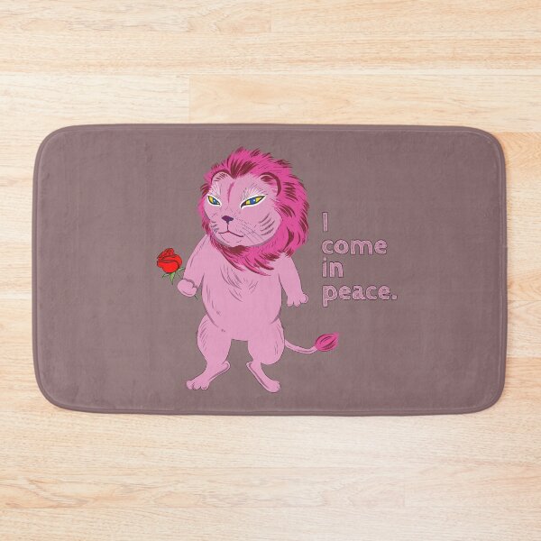 Item preview, Pink Lion with Love and Rose, I come in peace designed and sold by Amber-Eyes.
