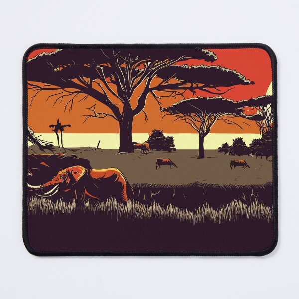 Item preview, Zambia landscape designed and sold by TomFrontierArt.