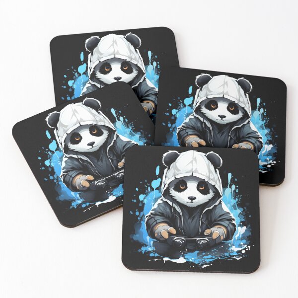 Item preview, Little Panda Gamer - Kawaii Video Game Character designed and sold by Emaga Digital Studio.