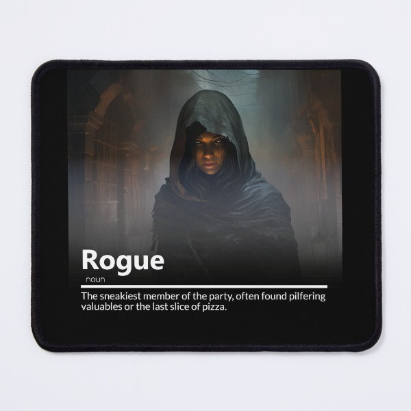 Item preview, Rogue: Master of Stealth and Snacks designed and sold by calharborne.