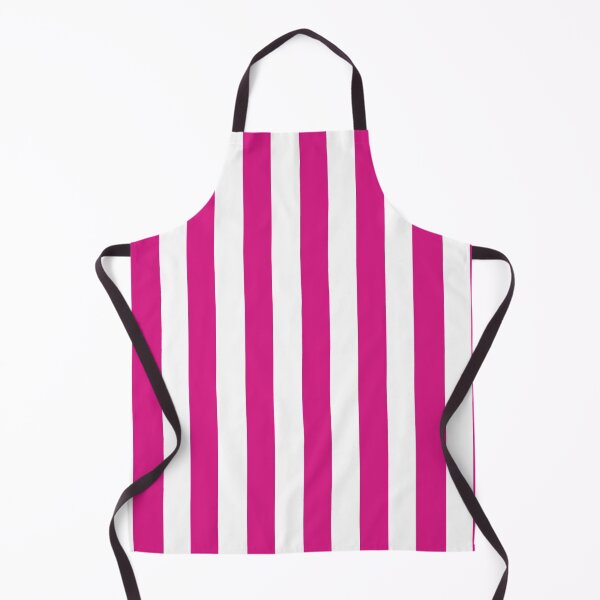 Item preview, Barbie Pink + White Vertical Stripes designed and sold by RichArtDesigns.