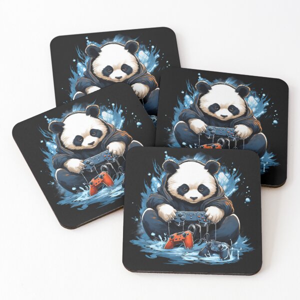 Item preview, Panda Gaming Night - Cute Console Adventure designed and sold by Emaga Digital Studio.