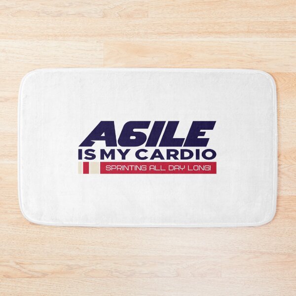 Item preview, "Agile is my cardio" designed and sold by Salma Satya & Co.