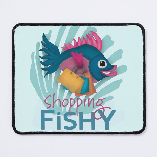 Item preview, Shopping Fish-y designed and sold by iamKaye.