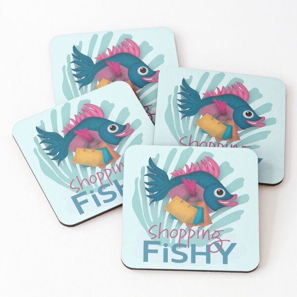 Item preview, Shopping Fish-y designed and sold by iamKaye.