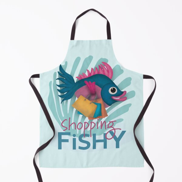 Item preview, Shopping Fish-y designed and sold by iamKaye.