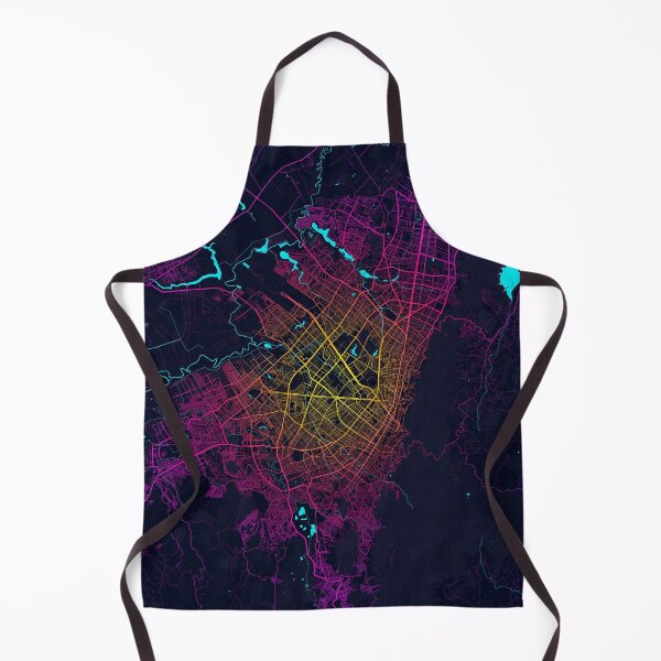 Item preview, Bogota City Map of Colombia - Neon designed and sold by deMAP.