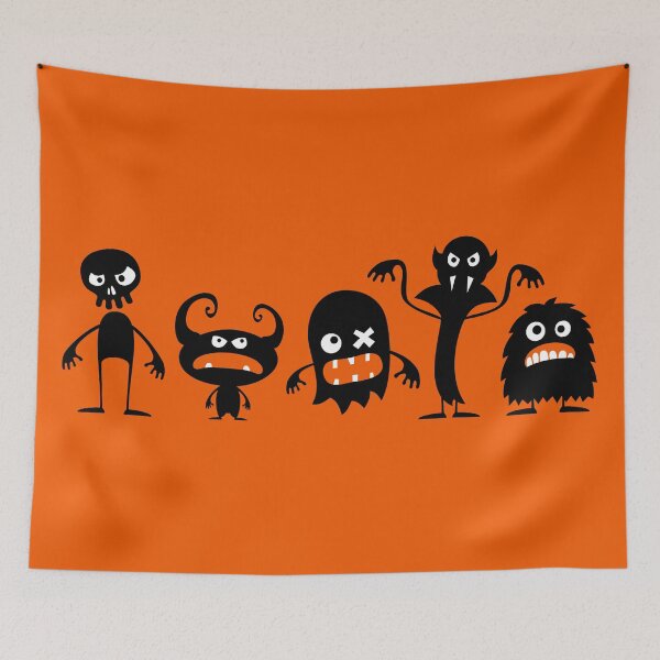 Item preview, Little Halloween Monsters designed and sold by everinseason.
