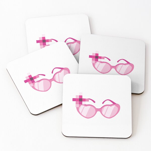 Item preview, Pink sunglasses pixels designed and sold by ChallaDesign.