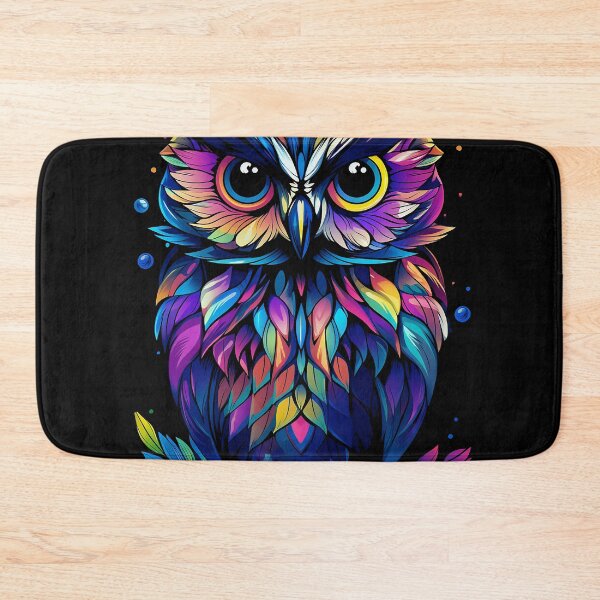 Item preview, Sitting Fluorescent Owl  designed and sold by WallGarden.