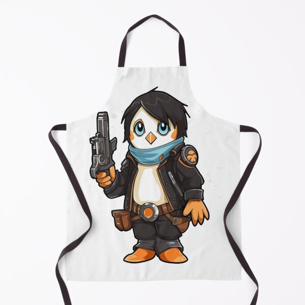 Item preview, Gutsy "The Determined Penguin" with a gun designed and sold by FuriousPenguins.