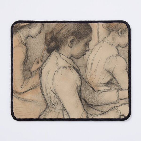 Item preview, Edgar Degas drawing designed and sold by ComicsFactory.