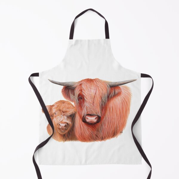 Item preview, Highlander Cow with Calf designed and sold by SandraWarmerdam.
