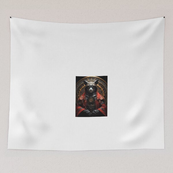 Item preview, a black bear wearing a red coat and a helmet designed and sold by Dark Fantasy Store.
