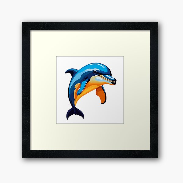 Item preview, Delphin - Art vectoriel designed and sold by clausbjoern.