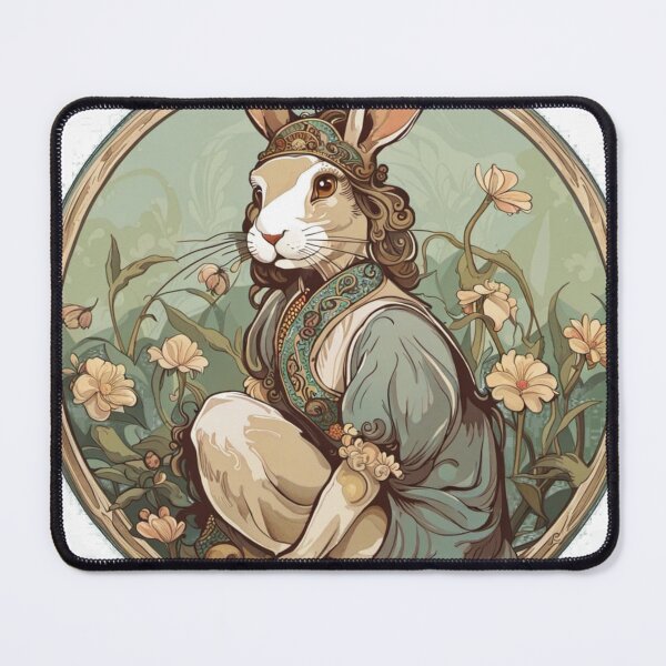 Item preview, Art Nouveau Rabbit designed and sold by beeblebear.