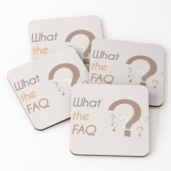 Item preview, What's the FAQ? designed and sold by Fantes.