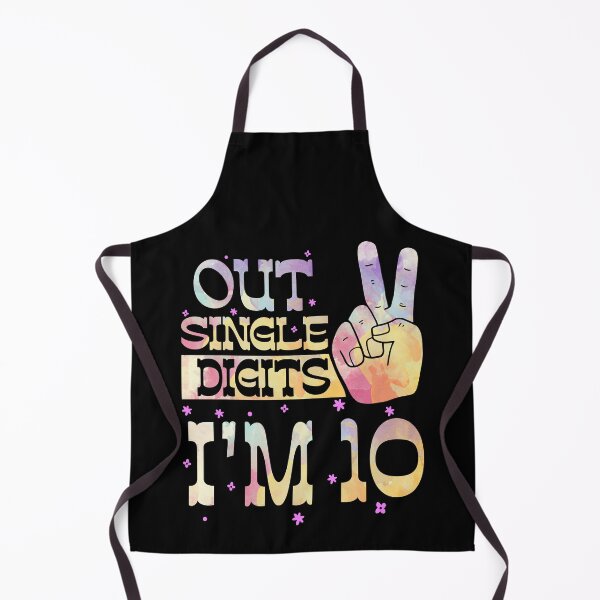 Item preview, Peace Out Single Digits I'm 10 Year Old 10th Birthday Girl  designed and sold by solimangomaa.