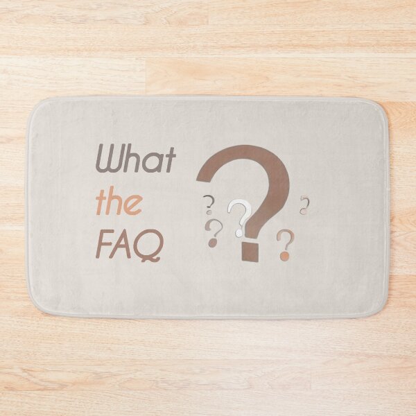 Item preview, What's the FAQ? designed and sold by Fantes.
