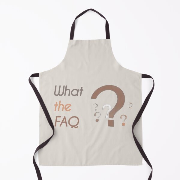 Item preview, What's the FAQ? designed and sold by Fantes.