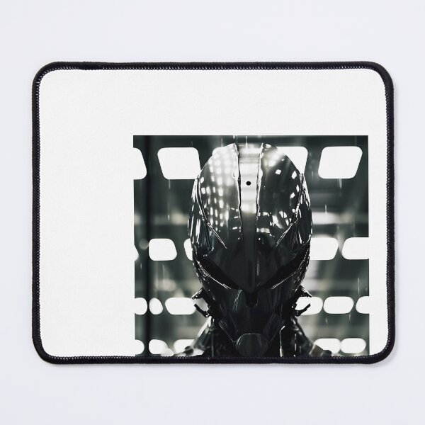 Item preview, a close up of a robot wearing a helmet designed and sold by Dark Fantasy Store.