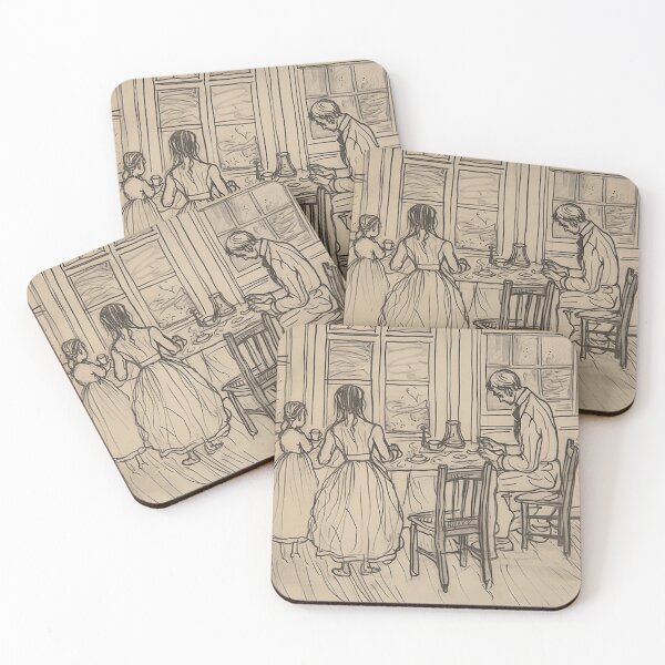 Item preview, Edvard Munch drawing designed and sold by ComicsFactory.