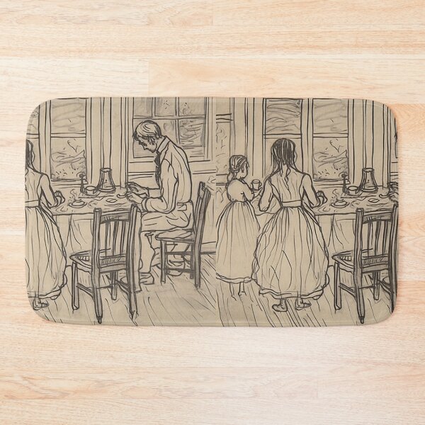 Item preview, Edvard Munch drawing designed and sold by ComicsFactory.