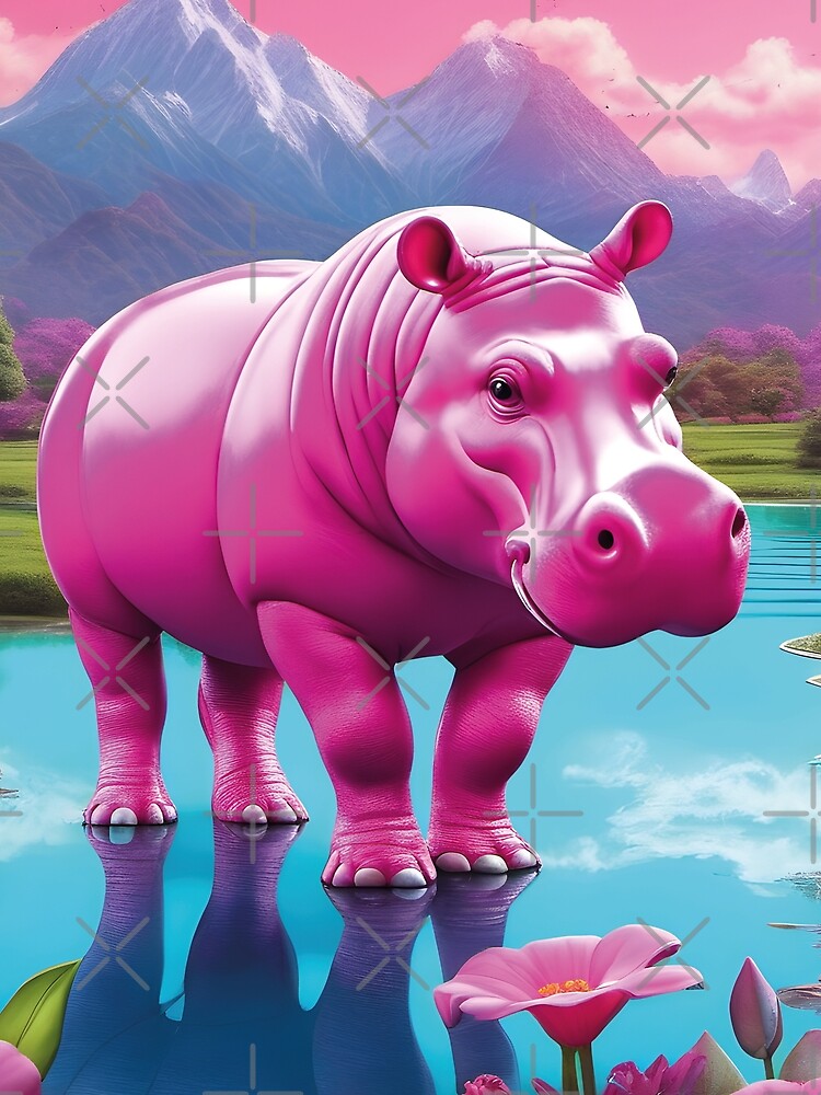 Car Magnets - The Pink Hippo