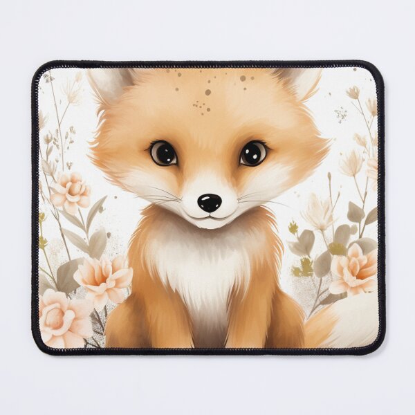 Item preview, Whimsical Forest Creature - Floral Fox designed and sold by kezan98.
