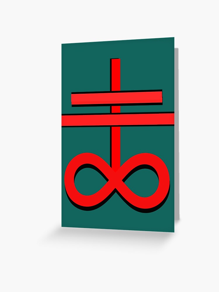 The binding of Isaac symbol " Greeting Card for Sale by ayeoopsz | Redbubble