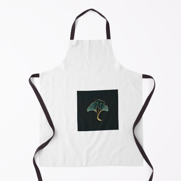 Item preview, a gold and green flower on a black background designed and sold by Dark Fantasy Store.