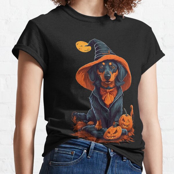 Dachshund in Pumpkin Funny Halloween Gráfico por T-Shirt Empire