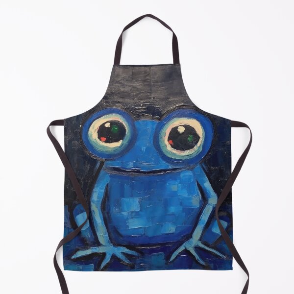 Item preview, Big Eyed Baby Frog in Blue designed and sold by YoPedro.