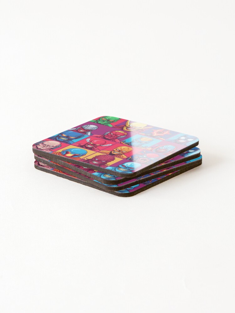 Thumbnail 4 of 5, Coasters (Set of 4), Lacking Lips designed and sold by ARTificialNsite.