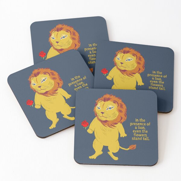 Item preview, In the presence of a lion, even the flowers stand tall designed and sold by Amber-Eyes.