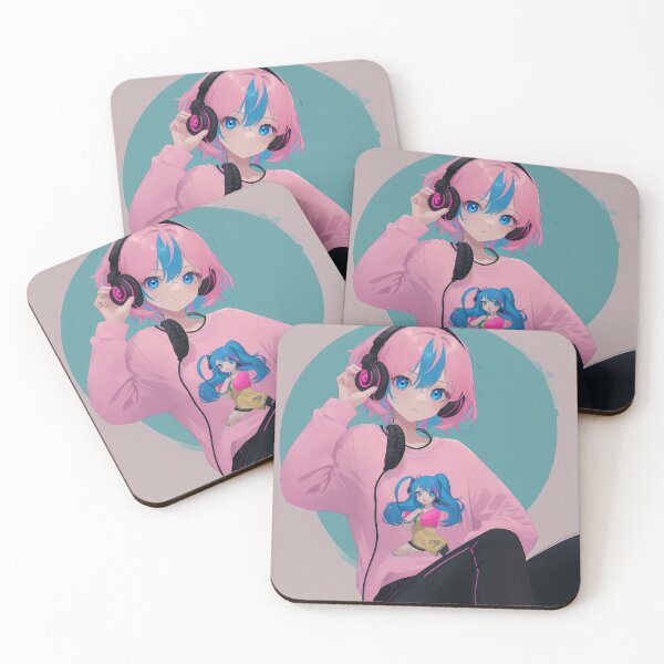 Item preview, Girl with headphones designed and sold by Veendijk.