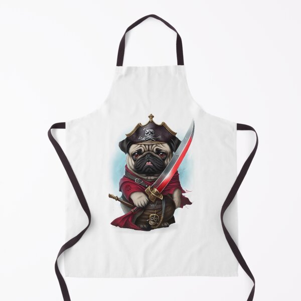 Item preview, Pirate Pug designed and sold by WildPugShop.
